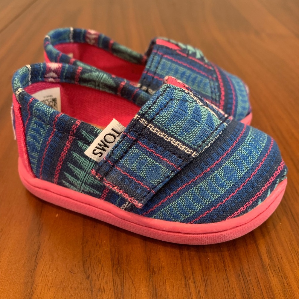 TOMS Classic - Cobalt Tribal Woven